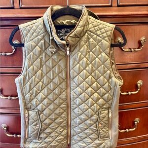 Chocolate Quilted Brown Vest for Women